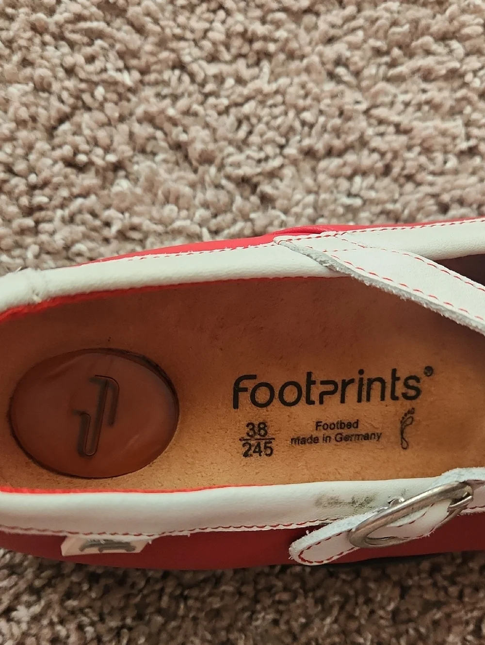 Birkenstock Footprints Leather Shoes Women Sz 38 European -Gently Used Condition - Picture 5 of 6